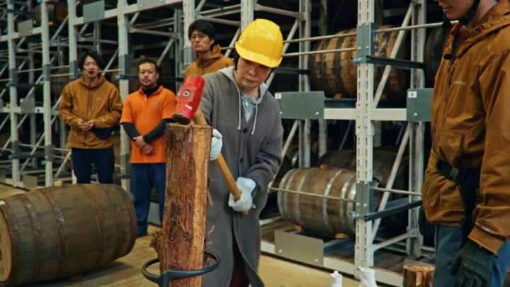The experience of chopping firewood for distillation. The joy of being involved in the whiskey-making process. 