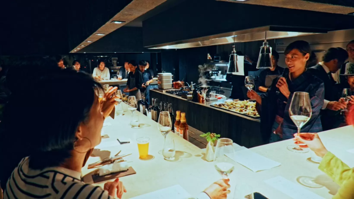 Pair it with Fuji sake "Waning Moon" produced by Saeko Shibaba (a Japanese sake called "Shitaizen" aged in Gaia Flow whiskey barrels). 