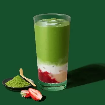 星巴克 茶瓦納蒂巴納 銀座MARRONNIER大道 抹茶慕斯草莓