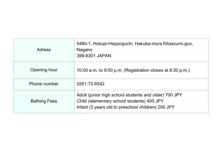 Have fun with your family at Hakuba Happo-One Ski Resort! Introducing features and surrounding spots