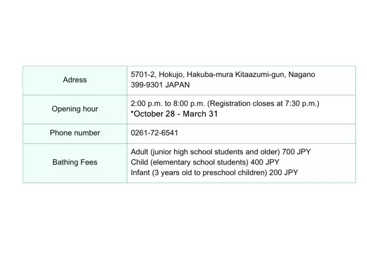 Have fun with your family at Hakuba Happo-One Ski Resort! Introducing features and surrounding spots