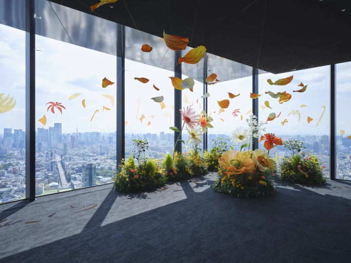 澀谷「SHIBUYA SKY」期間限定花卉活動「Flower View 花開天空花園」4/8開始！
