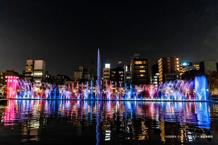 Hakkenyahama Area: Water and Light Water Show