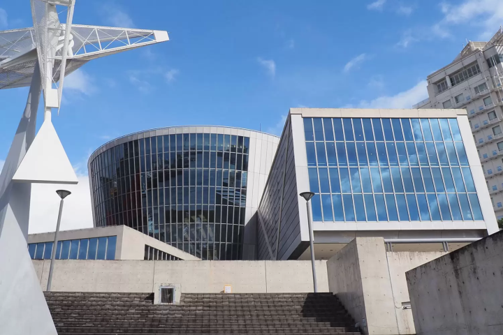 Osaka Culture Center, Tempozan (Former Suntory Museum) designed by Tadao Ando