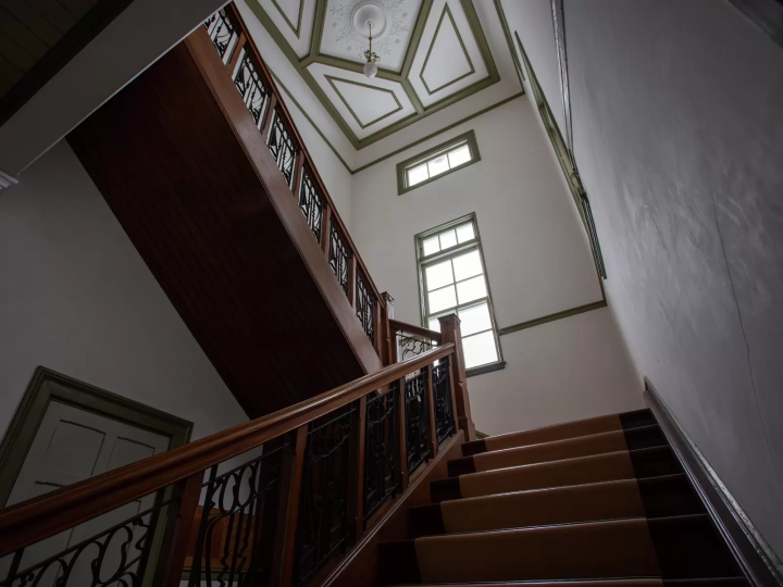 旧米泽工业高中本馆，米泽至今仍保留的历史建筑