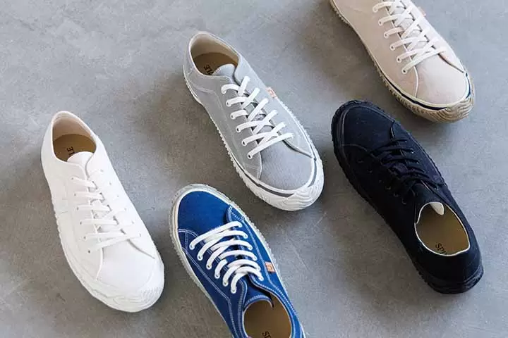 【일본의 이케테루 기념품】 히로시마 산 핸드메이드 스니커즈 SPINGLE