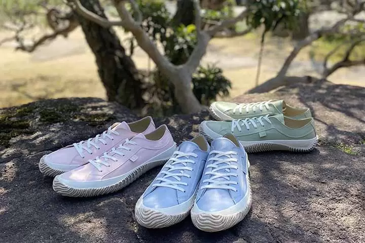 【일본의 이케테루 기념품】 히로시마 산 핸드메이드 스니커즈 SPINGLE