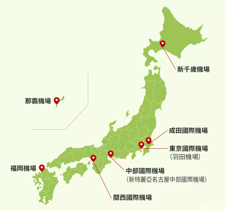 Visit Japan Web 適用機場