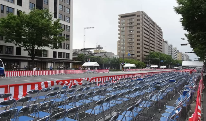 京都 祇園祭 前祭（さきまつり）巡行観覧席チケット