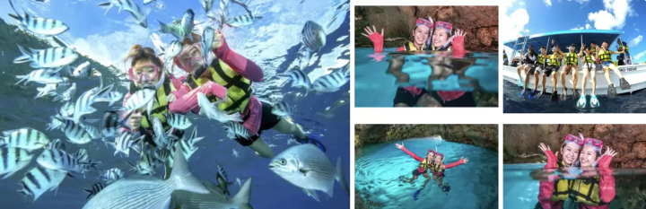 青の洞窟シュノーケル(エサあげ体験付き)