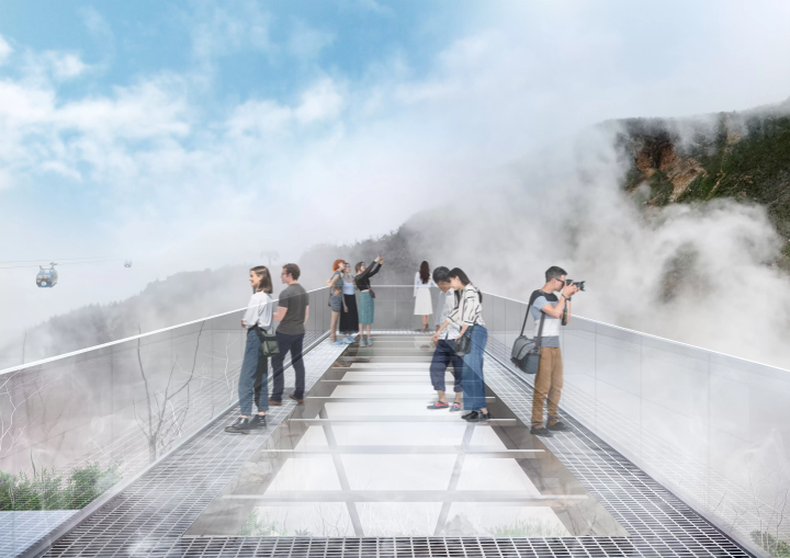 箱根纜車新景點誕生！大涌谷站全新展望設施「地球之谷」4月25日開幕