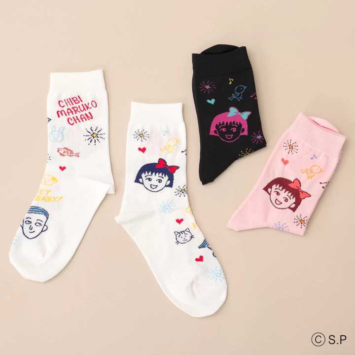 快將可愛穿在腳上！靴下屋《櫻桃小丸子》聯名襪第二彈5月開始販售