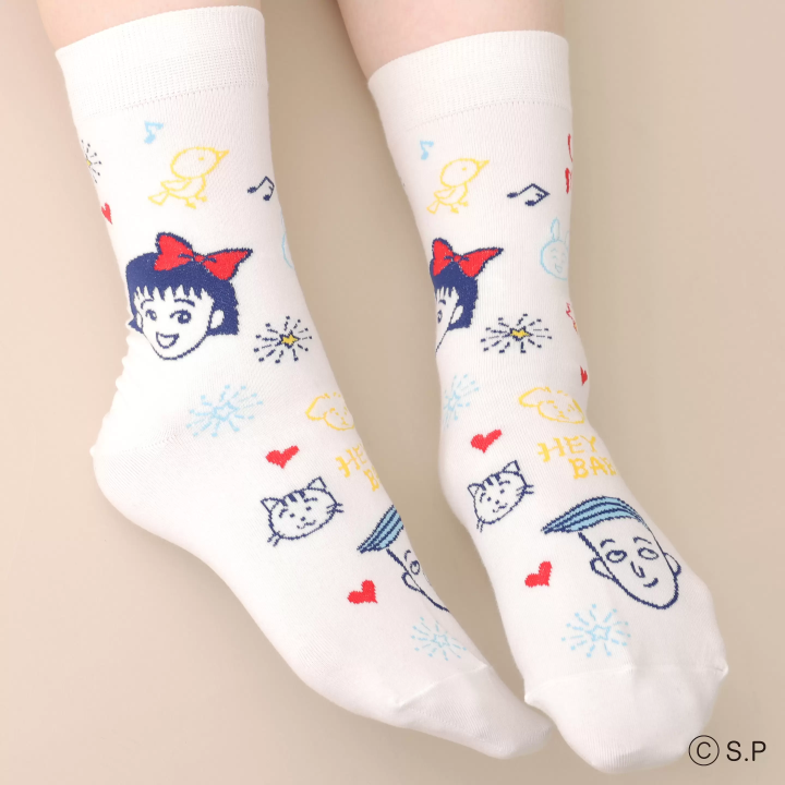 快將可愛穿在腳上！靴下屋《櫻桃小丸子》聯名襪第二彈5月開始販售