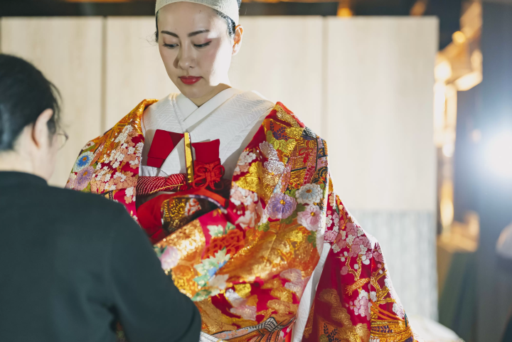 Dressing up in the studio 