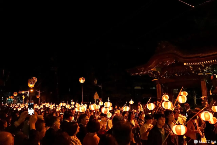 Furukawa Festival lantern parade