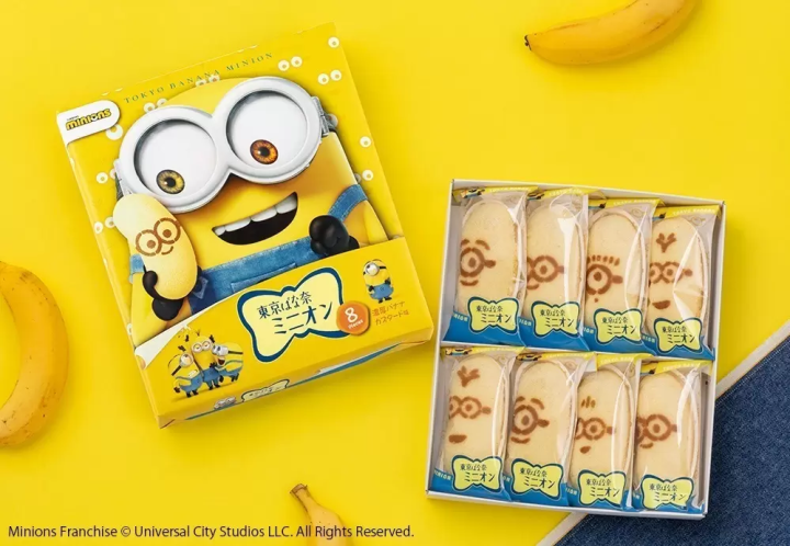 東京芭娜娜推出限量聯名新甜點「杯麵蘋果蛋糕」，「小小兵濃郁香蕉卡士達」！