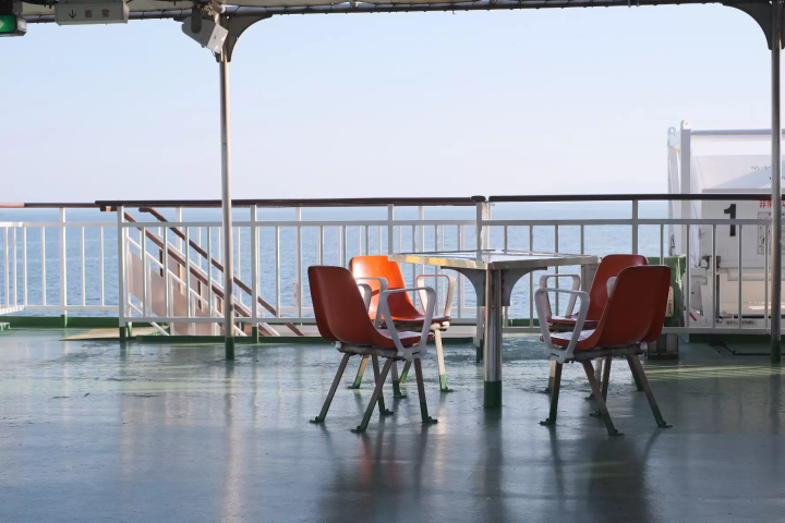 Scenic Sightseeing by Ferry at Sakurajima