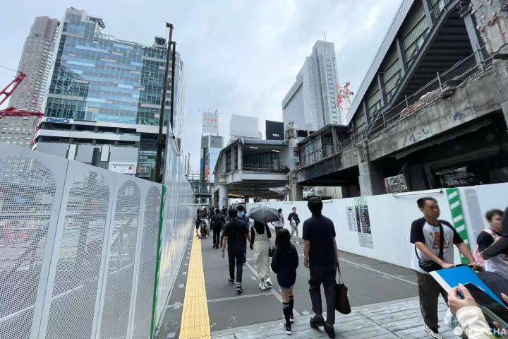 Shibuya Station west exit area