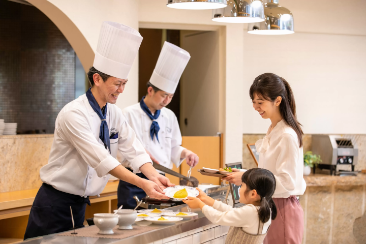 Circuit Dining 是一家中西和式料理的自助餐廳。您可以在這裡享用到使用三重縣在地食材並採用傳統烹飪手法烹製的菜餚。 