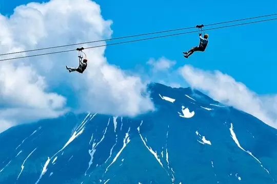 Mount Yotei as seen from "MACH 2" 