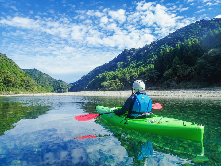 [Wakayama Shirube] A refreshing journey by canoe/sea kayak
