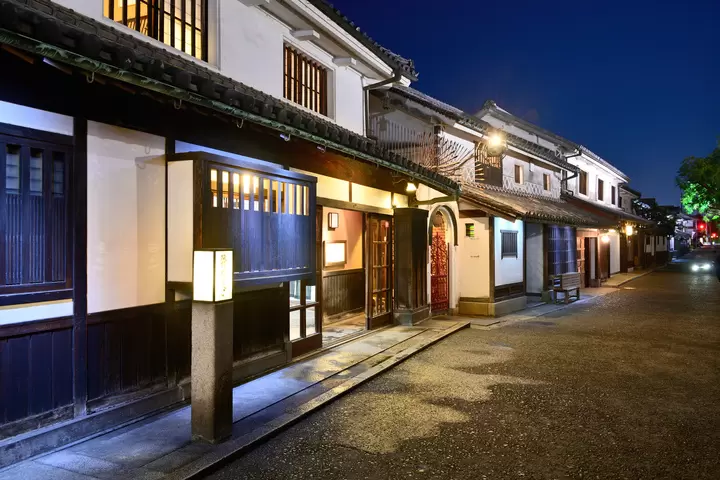 [구라시키] 밤에 빛나는 구라시키 거리를 럭셔리하게 산책