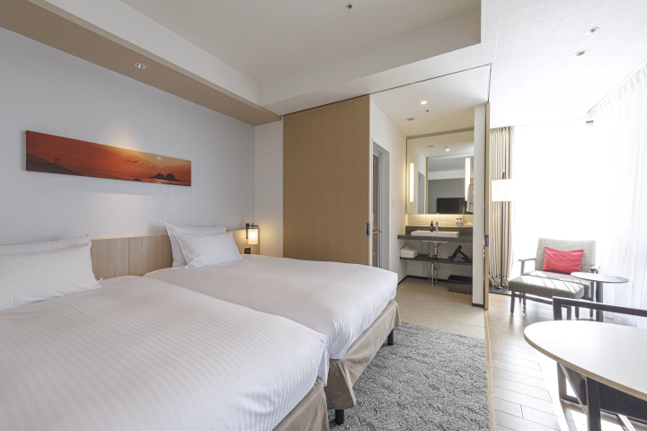 寬敞豪華好萊塢雙床房 