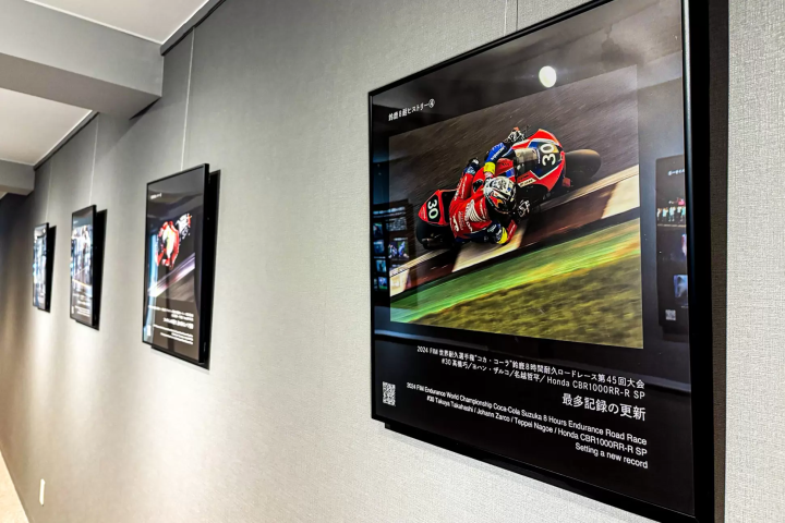The History Gallery and the rest space where you can learn about the history of Suzuka Circuit in a comfortable, air-conditioned area. 