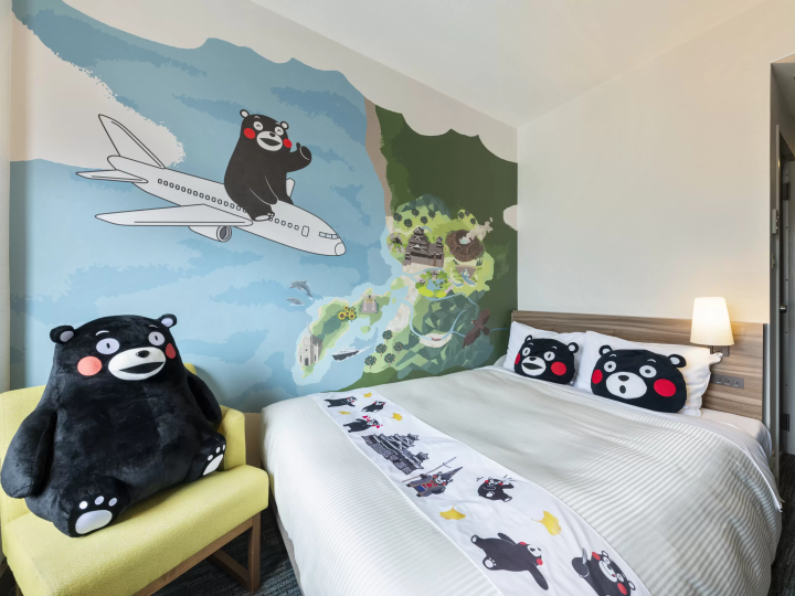 體感熊本全魅力！三井花園飯店熊本「熊本熊主題房」再升級