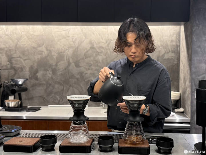 Baristas at PHILOCOFFEA Omotesando Store