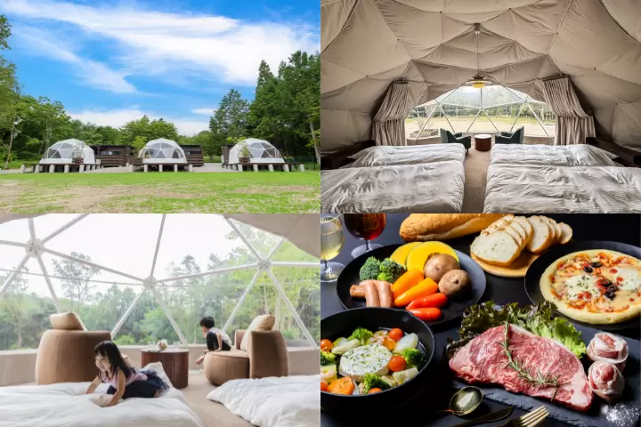 An extraordinary experience just two hours from Tokyo ! A guide to camping and glamping facilities in Hokuto City , Yamanashi Prefecture