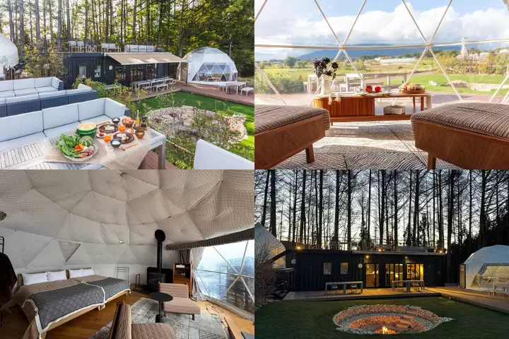 An extraordinary experience just two hours from Tokyo ! A guide to camping and glamping facilities in Hokuto City , Yamanashi Prefecture
