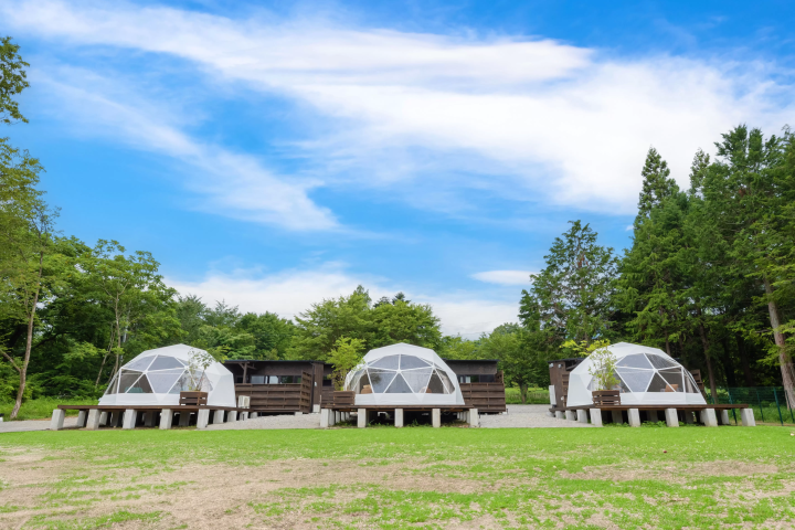 An extraordinary experience just two hours from Tokyo ! A guide to camping and glamping facilities in Hokuto City , Yamanashi Prefecture