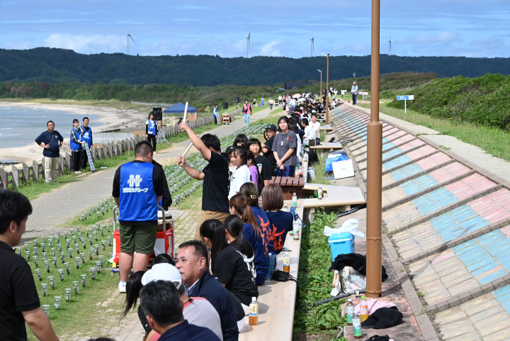 The drum relay, which took over two hours, set a world record!