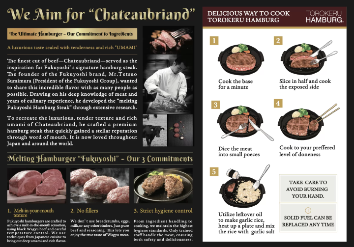 New in Shinjuku! Enjoy Halal Wagyu hamburger steak