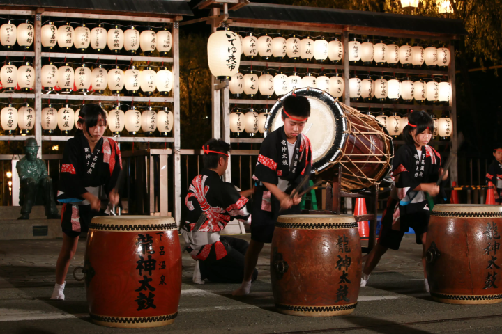 "Dragon God Taiko" *Image provided by Gero-Onsen Gassho-mura 