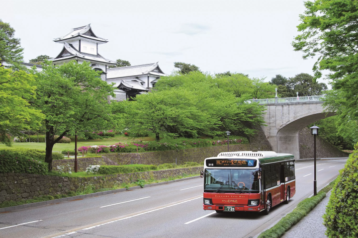 Castle Town (clockwise route) Kanazawa Loop Bus