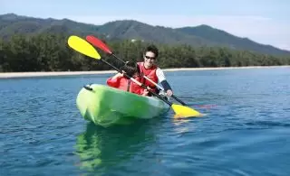 There are also two-seater kayaks available, so even elementary school students can enjoy the view with Amanohashidate in the background.