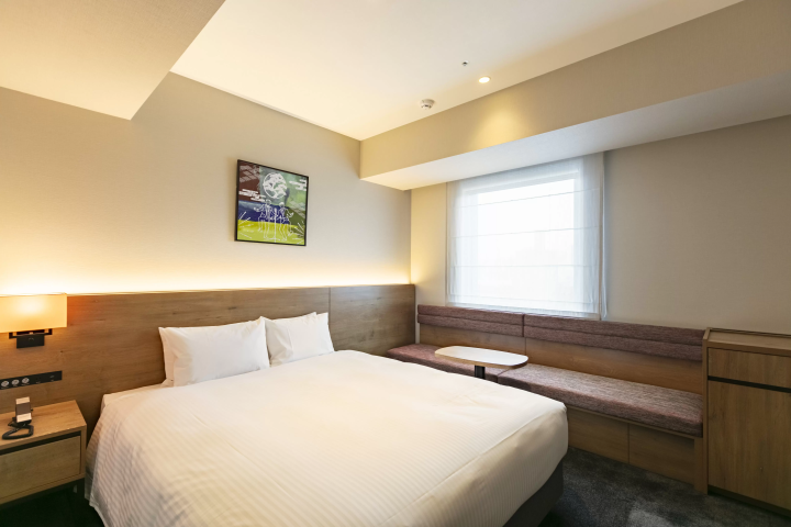 You can relax on the 160cm wide queen-size bed.