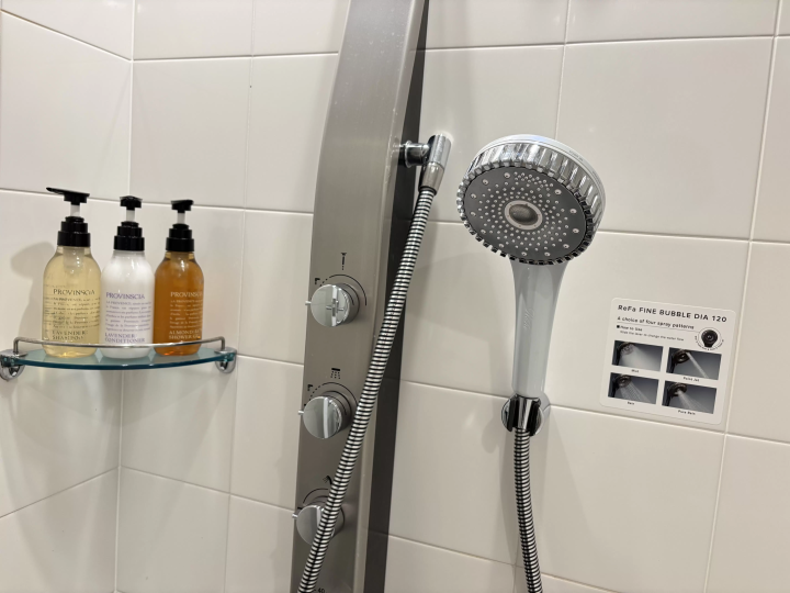 Currently, we have a Refa shower head installed.