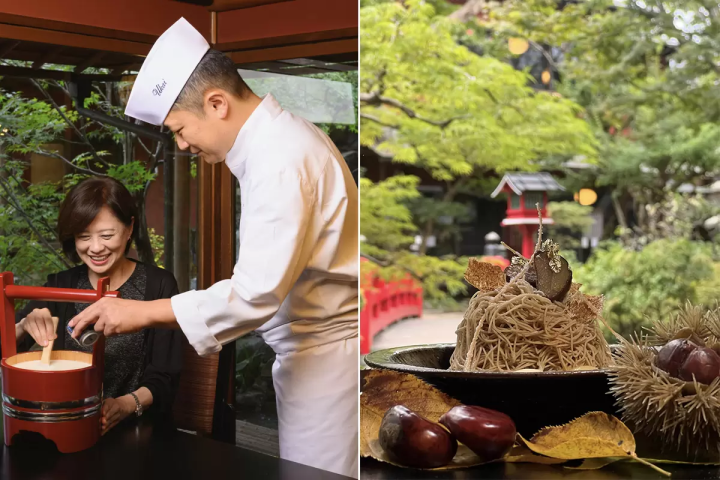 Autumn Banquet with Yokohama Geisha at TOFUYA UKAI SAGINUMA in Kawasaki City