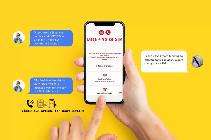 Get Voice + Data SIM for Short-Term Stay