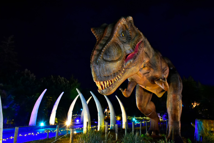 和真人大小的恐龙见面！？推荐给有孩子的家庭：伊豆格兰帕尔公园的恐龙区