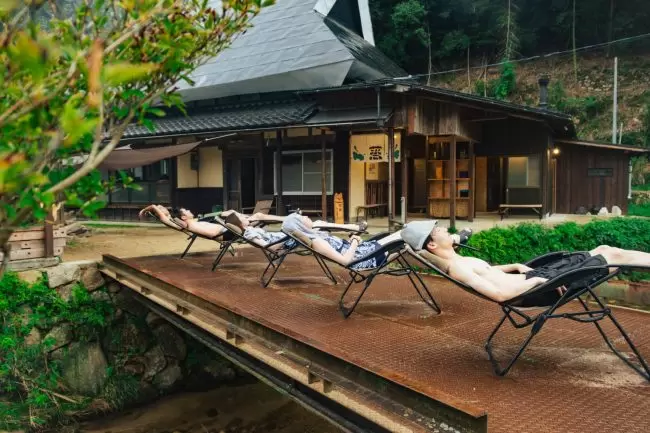Sauna enthusiasts eagerly look forward to "Totono" in Kyotango