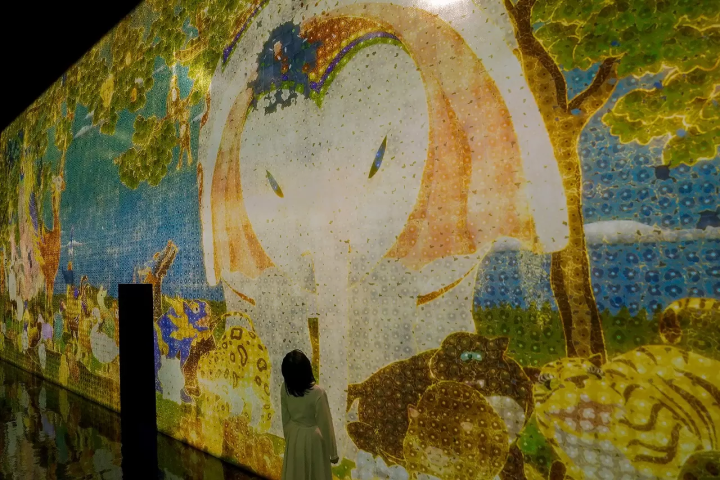 teamLab Biovortex Kyoto: 50 Dazzling Interactive Artworks