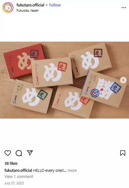 @fukutaro.official（https://www.instagram.com/fukutaro.official） 