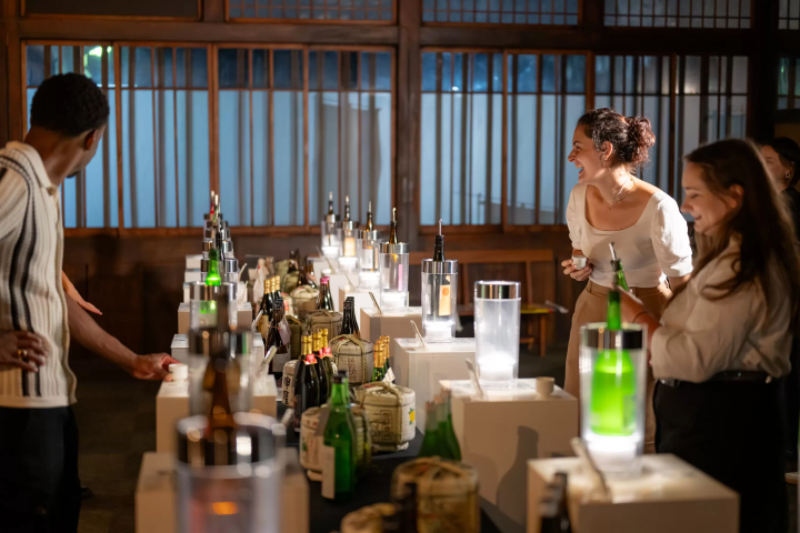 Experience a night of Japanese sake tasting in Fushimi, Kyoto.