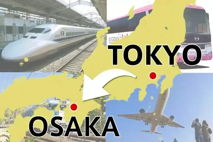 Tokyo to Osaka: Price for Shinkansen, Bus, Train, Airplane Travel