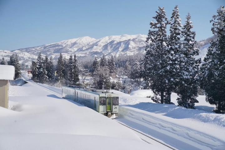 雪景色の中を行く！ JR只見線プチtrip