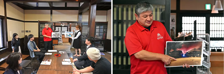 We also recommend the "Wajima Tour Plan," which combines a chopstick-making workshop with a guided tour of the area around Asaichi Street and the coast where you can see the coastal uplift. 